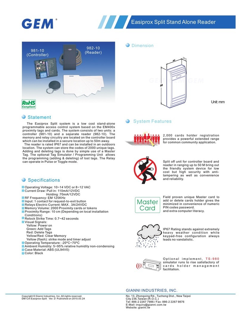 GEM GEM IP67 User manual