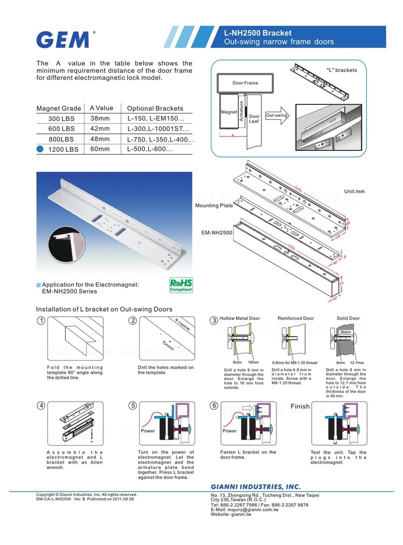 GEM GEM L-NH2500 User manual