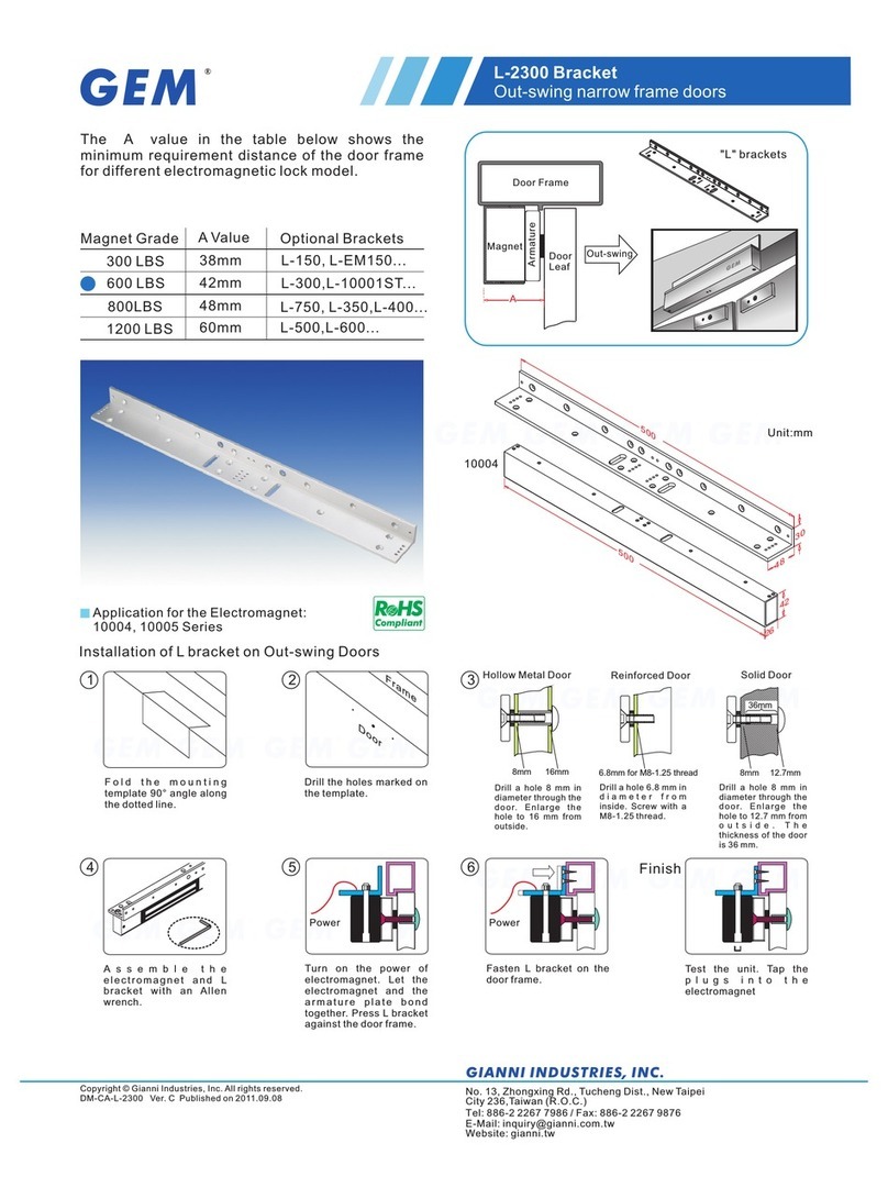 GEM GEM L-2300 User manual