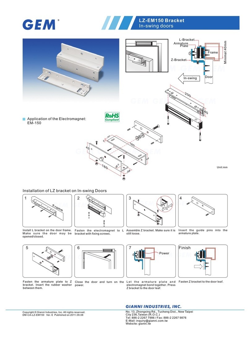 GEM GEM 40 User manual