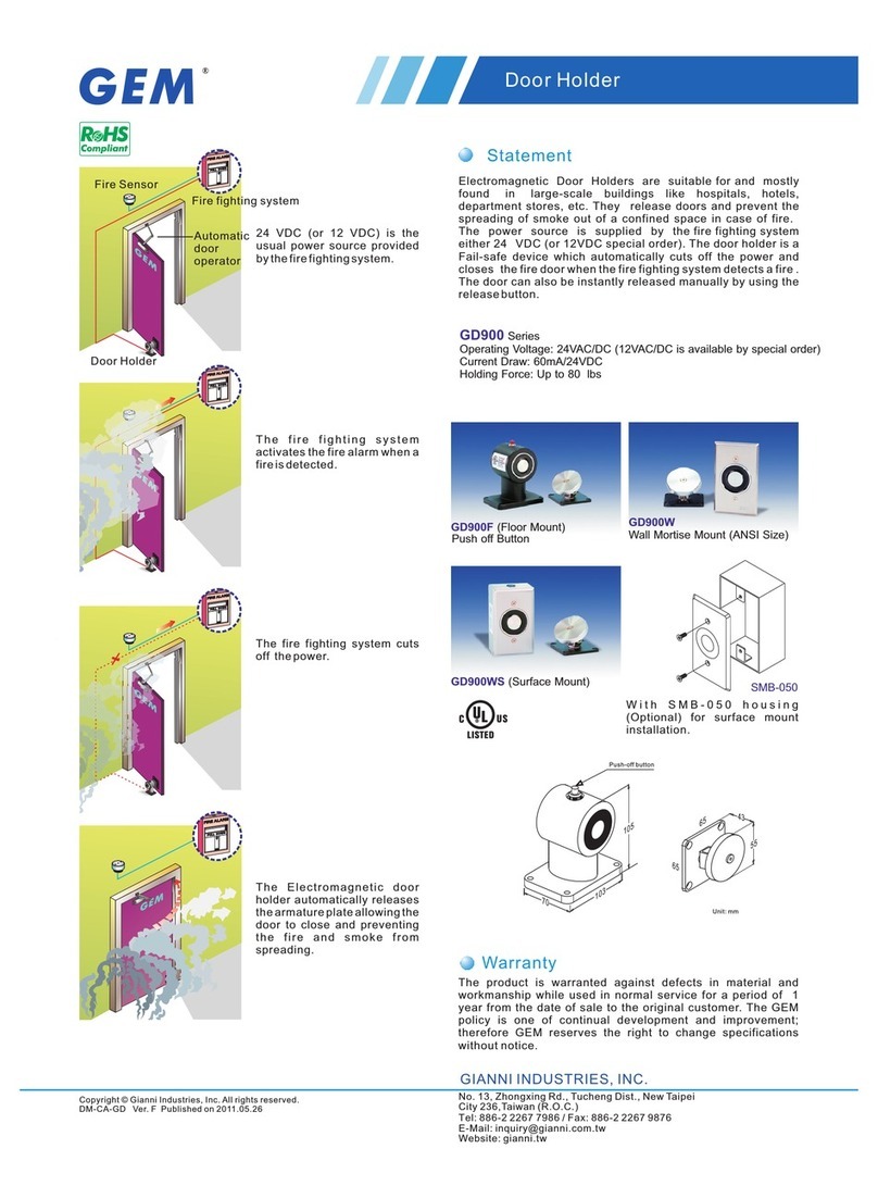 GEM GD-900 User manual