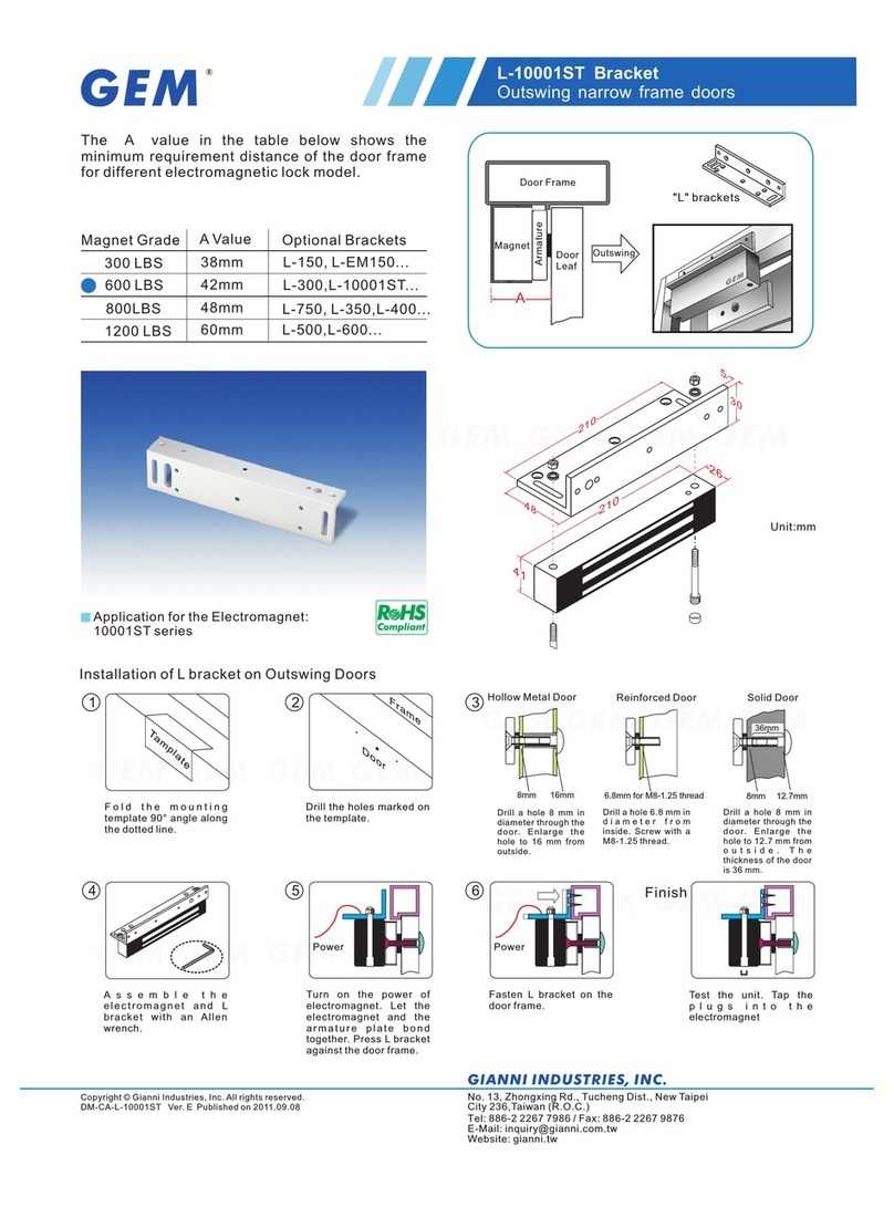 GEM GEM 10001ST series User manual