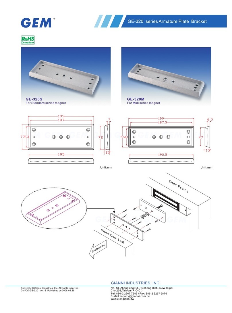 GEM GE-320 series User manual