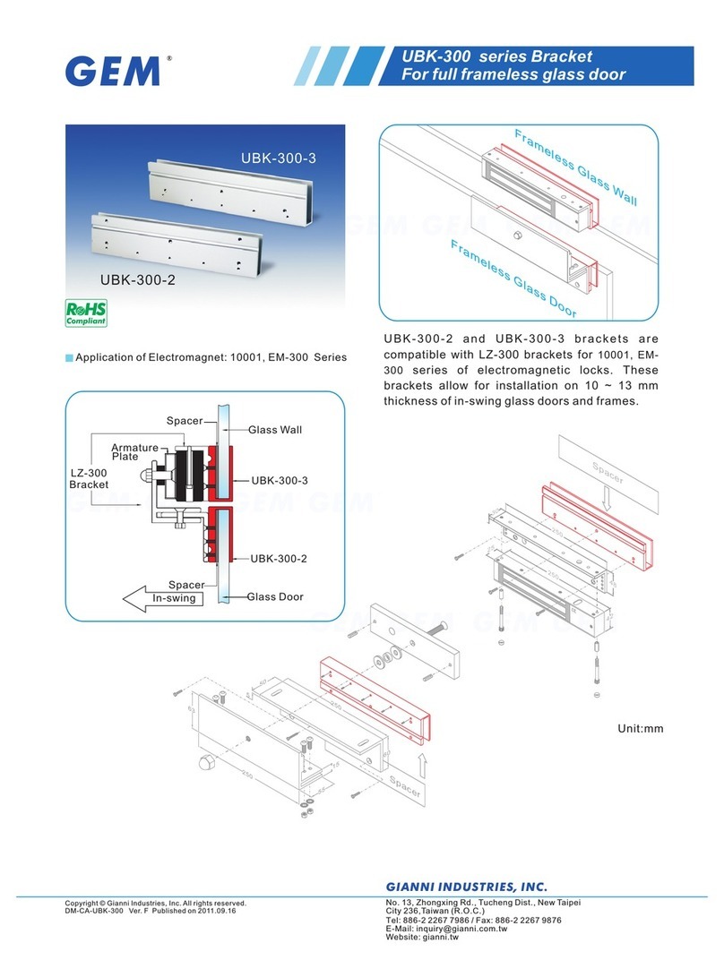GEM P-UB-UBK300-A User manual