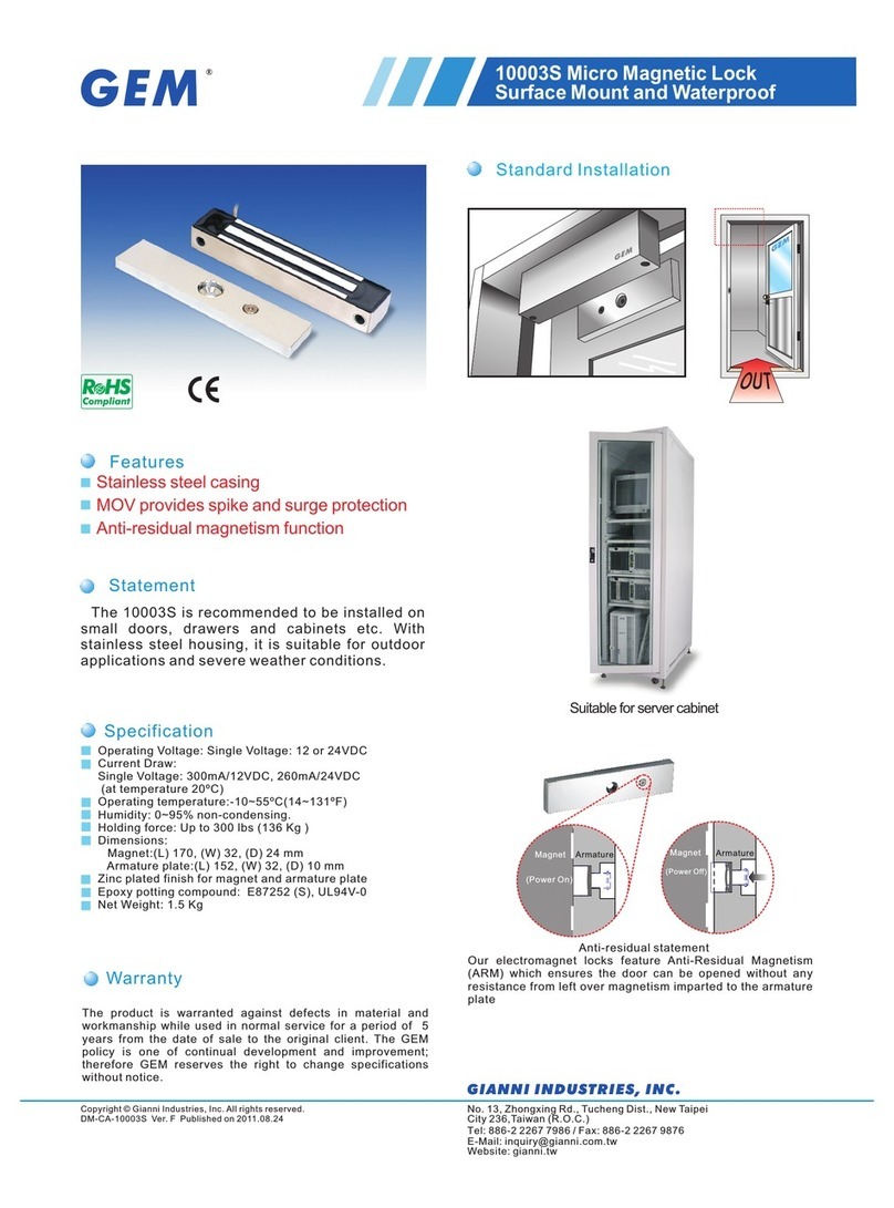 Gianni Industries Micro Surface User manual