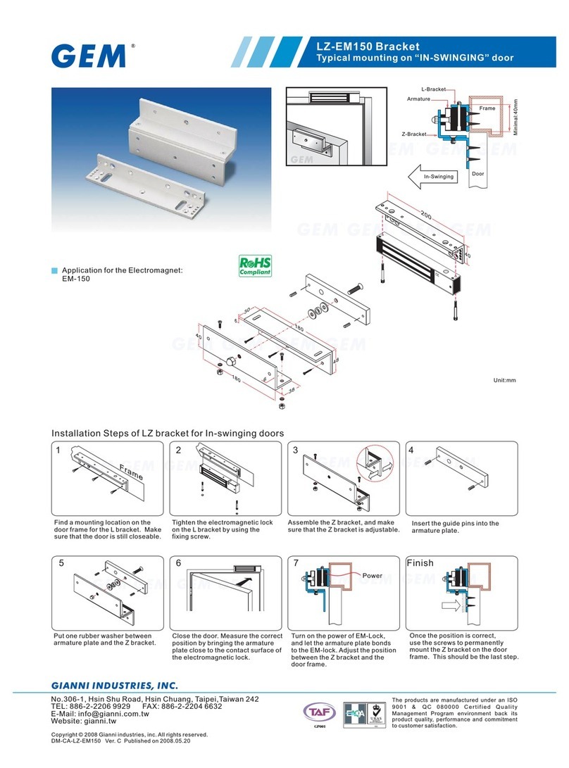 GEM LZ-EM150 User manual