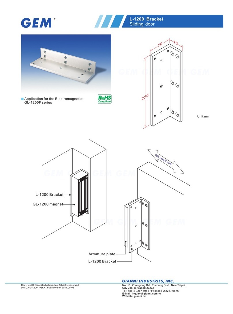GEM L-1200 User manual