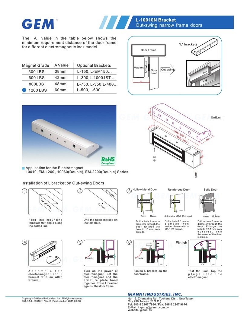 GEM L-10010N User manual