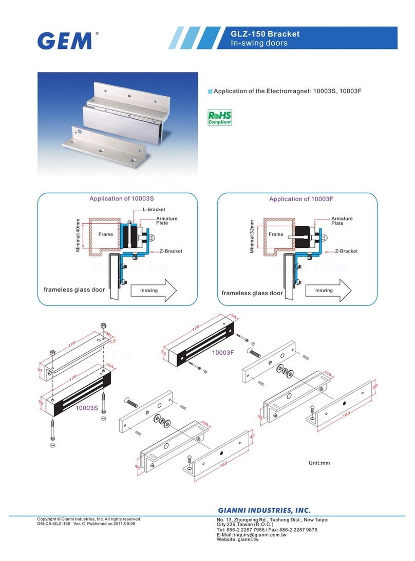 GEM GLZ-150 User manual