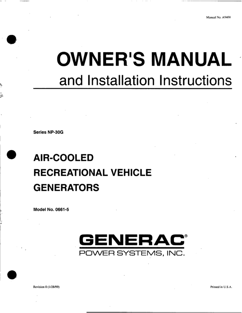 Generac Power Systems 0661-5 Installation instructions