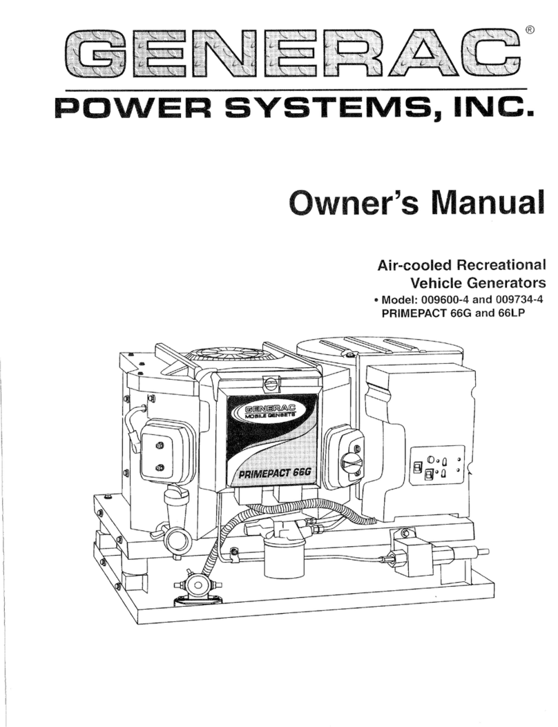 Generac Power Systems 009600-4 User manual
