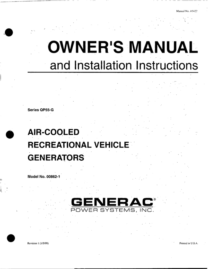 Generac Power Systems 00862-1 Installation instructions