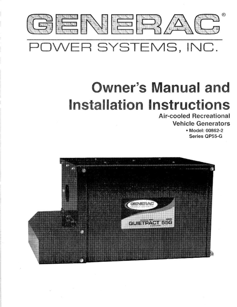 Generac Power Systems 00862-2 Installation instructions Generac Power Systems 00862-2 Installation instructions