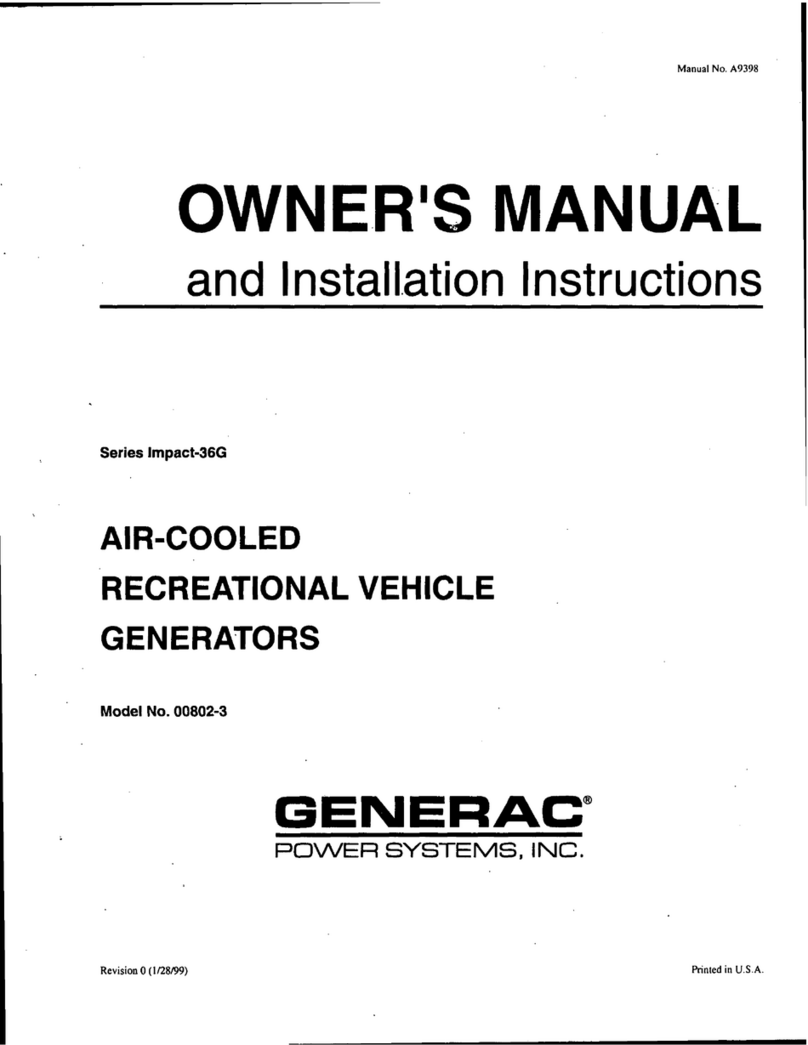Generac Power Systems 00802-3 Installation instructions Generac Power Systems 00802-3 Installation instructions
