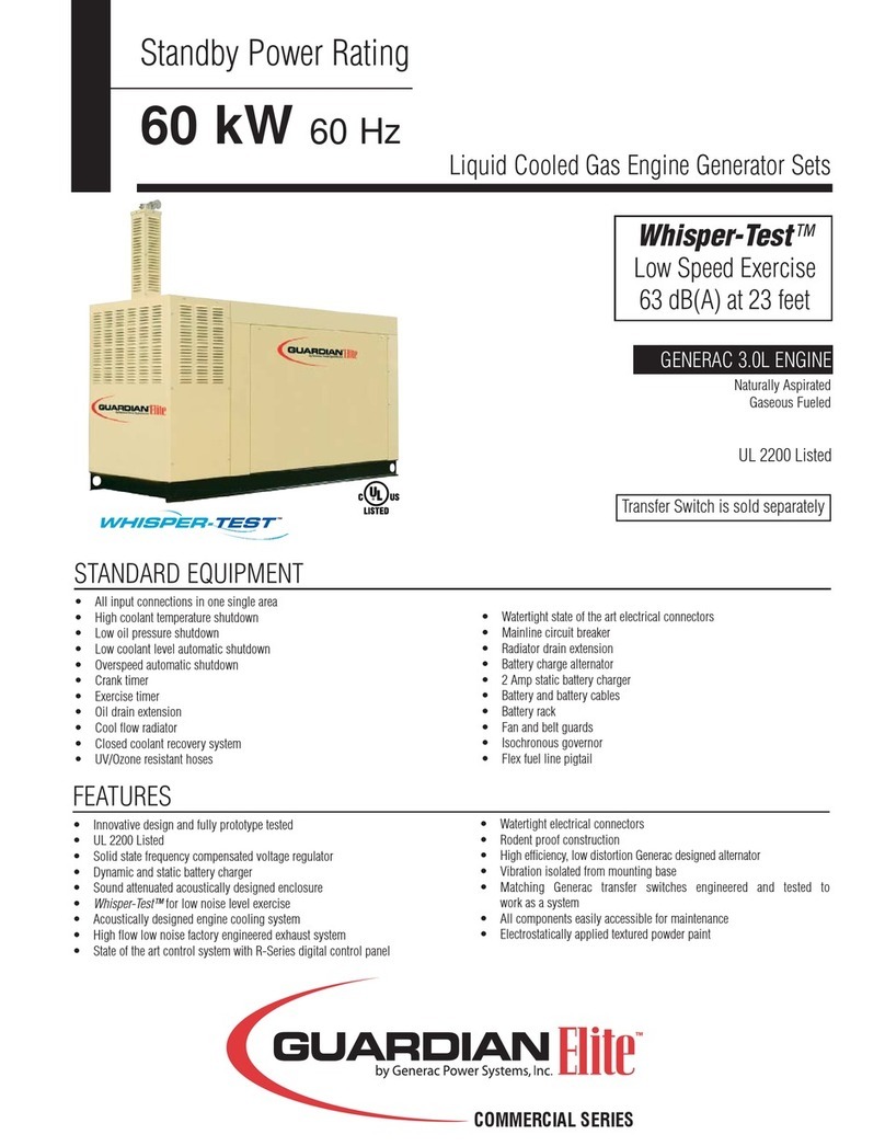 Generac Power Systems Whisper-Test COMMERCIAL SERIES User manual Generac Power Systems Whisper-Test COMMERCIAL SERIES User manual