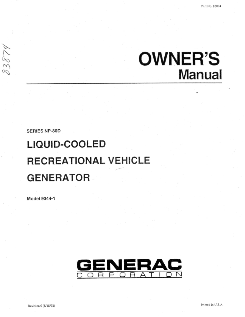 Generac Power Systems 9344-1 User manual