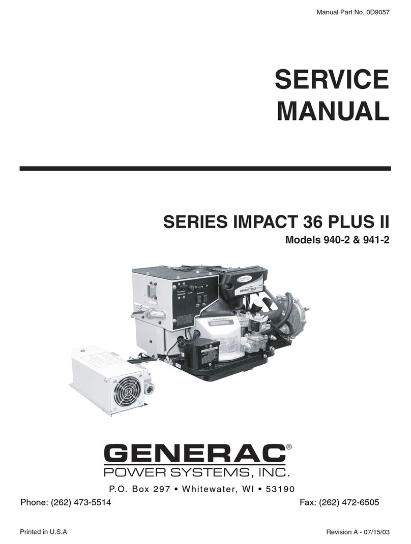 Generac Power Systems 941-2 Service manual Generac Power Systems 941-2 Service manual