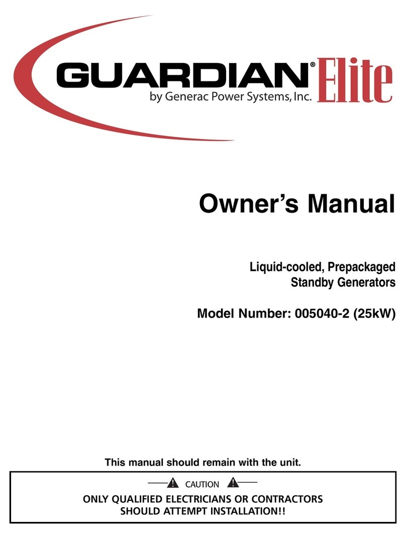 Generac Power Systems 005040-2 User manual