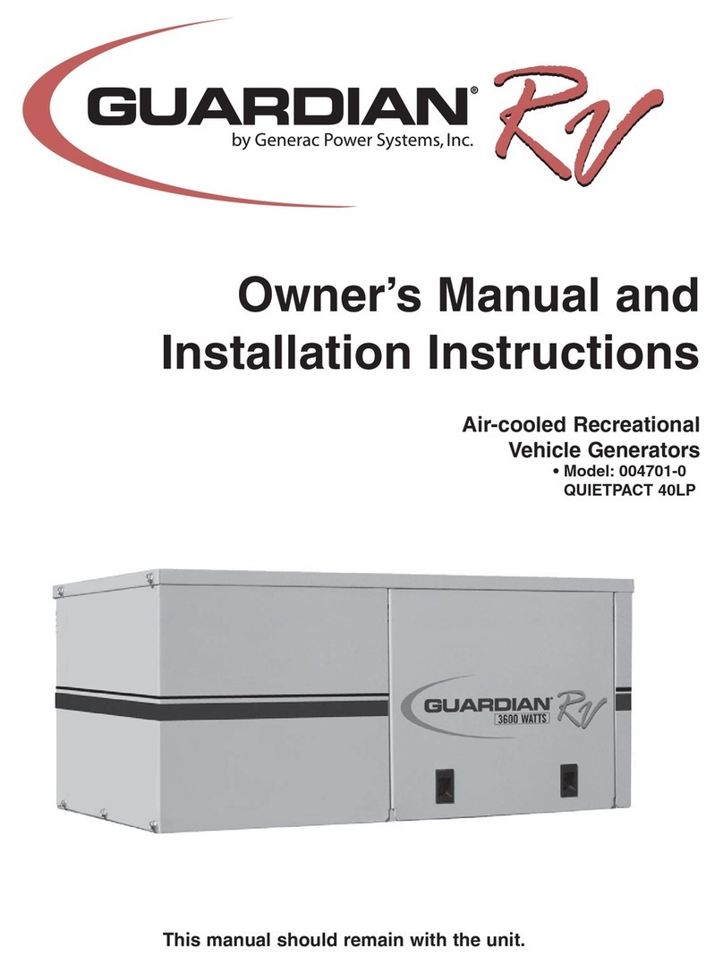 Generac Power Systems 004701-0 User manual Generac Power Systems 004701-0 User manual