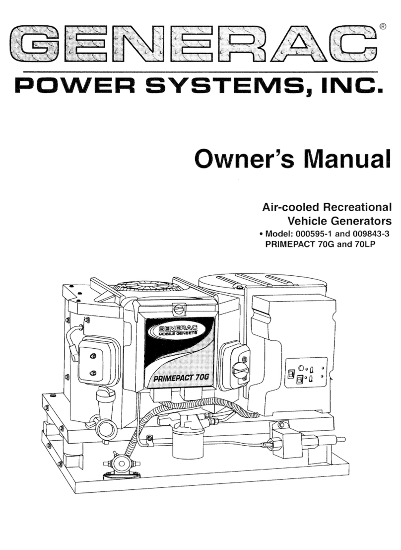 Generac Power Systems 000595-1 User manual