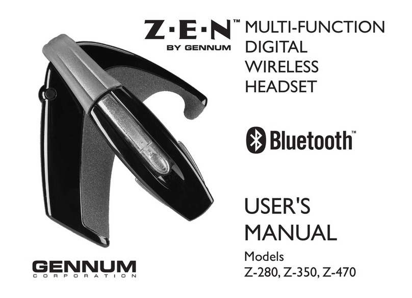 GENNUM Z-E-N Z-280 user manual