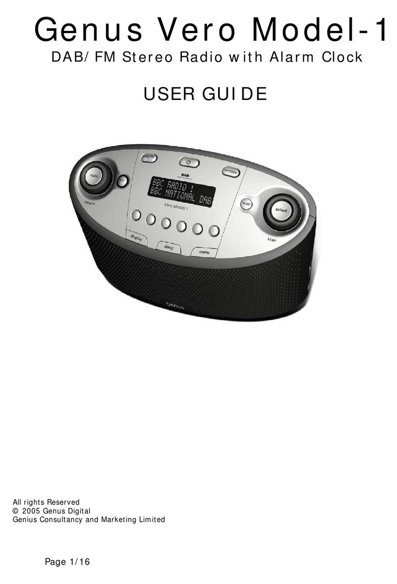 GENUS Vero 1 user guide