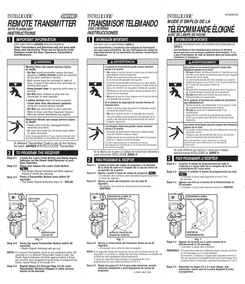 Genie Satellite Radio user manual