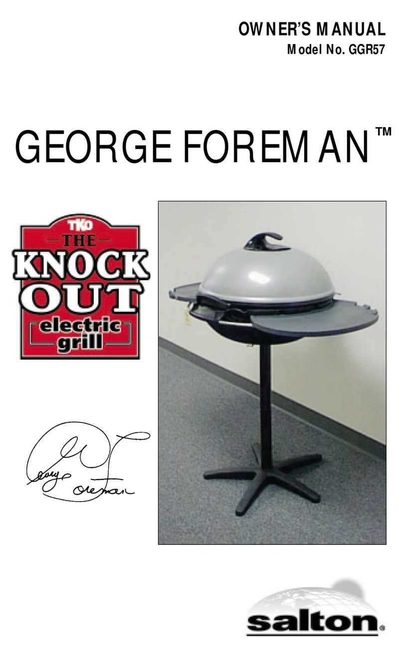 George Foreman GGR57 owner's manual George Foreman GGR57 owner's manual