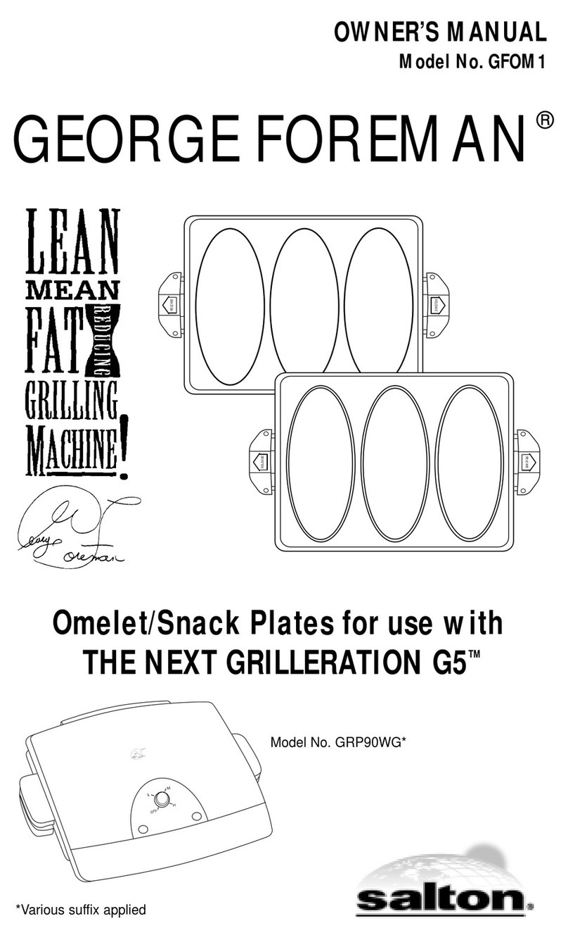 George Foreman GFOM1 owner's manual