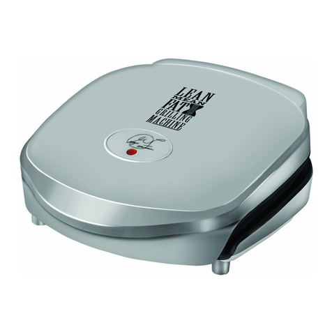 George Foreman Champ GR18 User manual