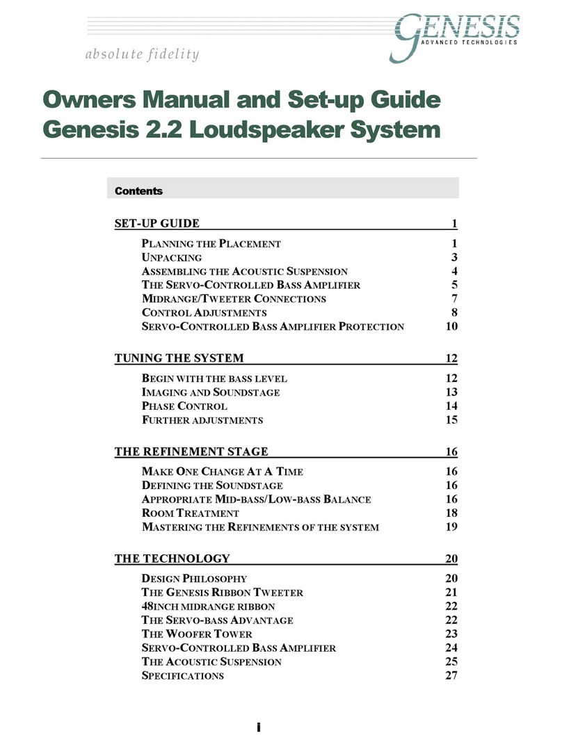Genesis G2.2 User manual Genesis G2.2 User manual