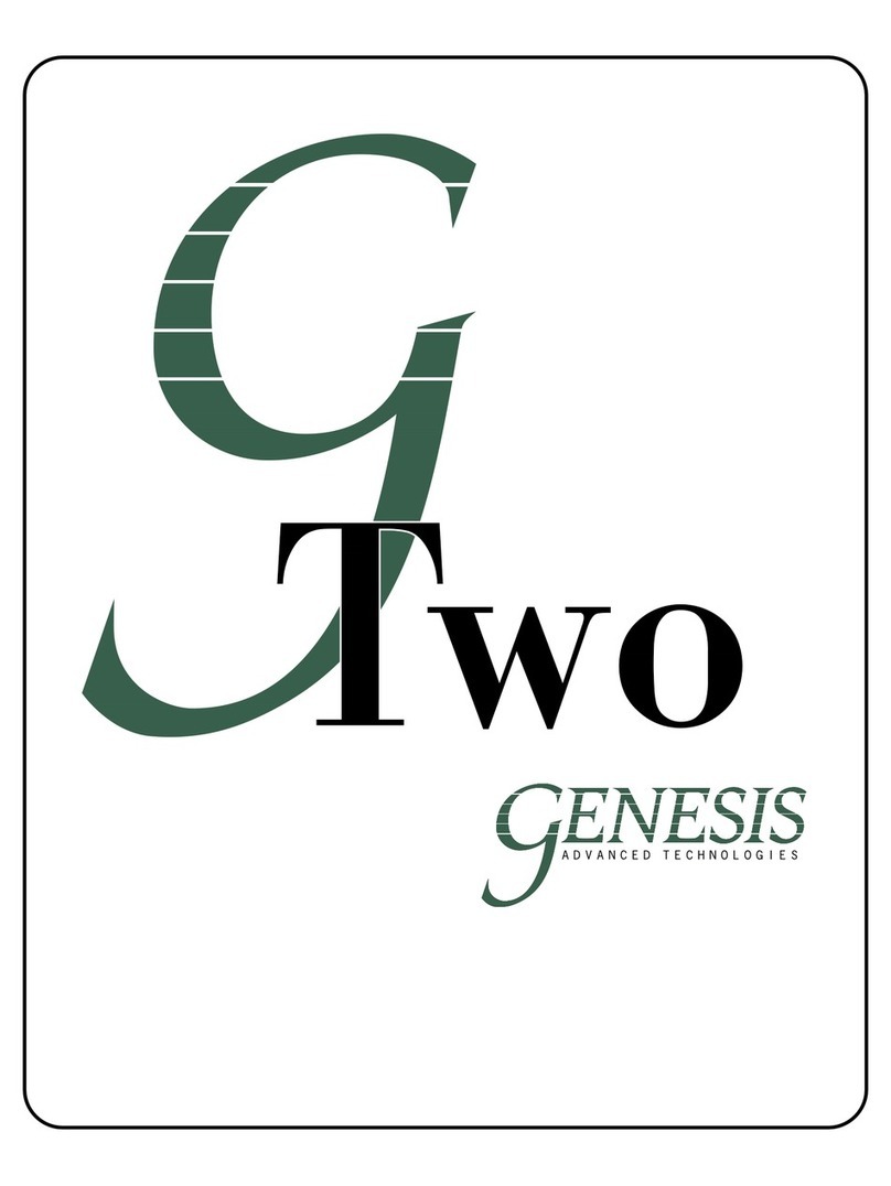 Genesis Genesis 2.2 Junior Setup and owners manual