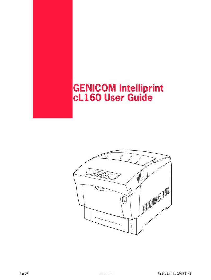 Genicom Intelliprint cL160 User manual