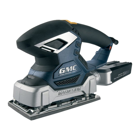 GMC 300W CARBON FIBRE 1/3 SHEET ORBITAL OS187CF instruction manual