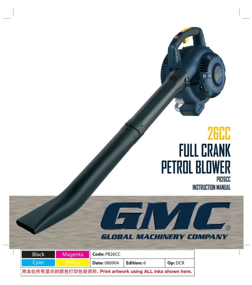 GMC PB26CC instruction manual