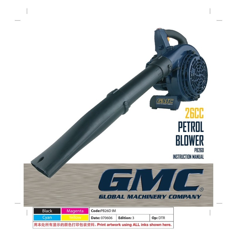 GMC PB26D instruction manual