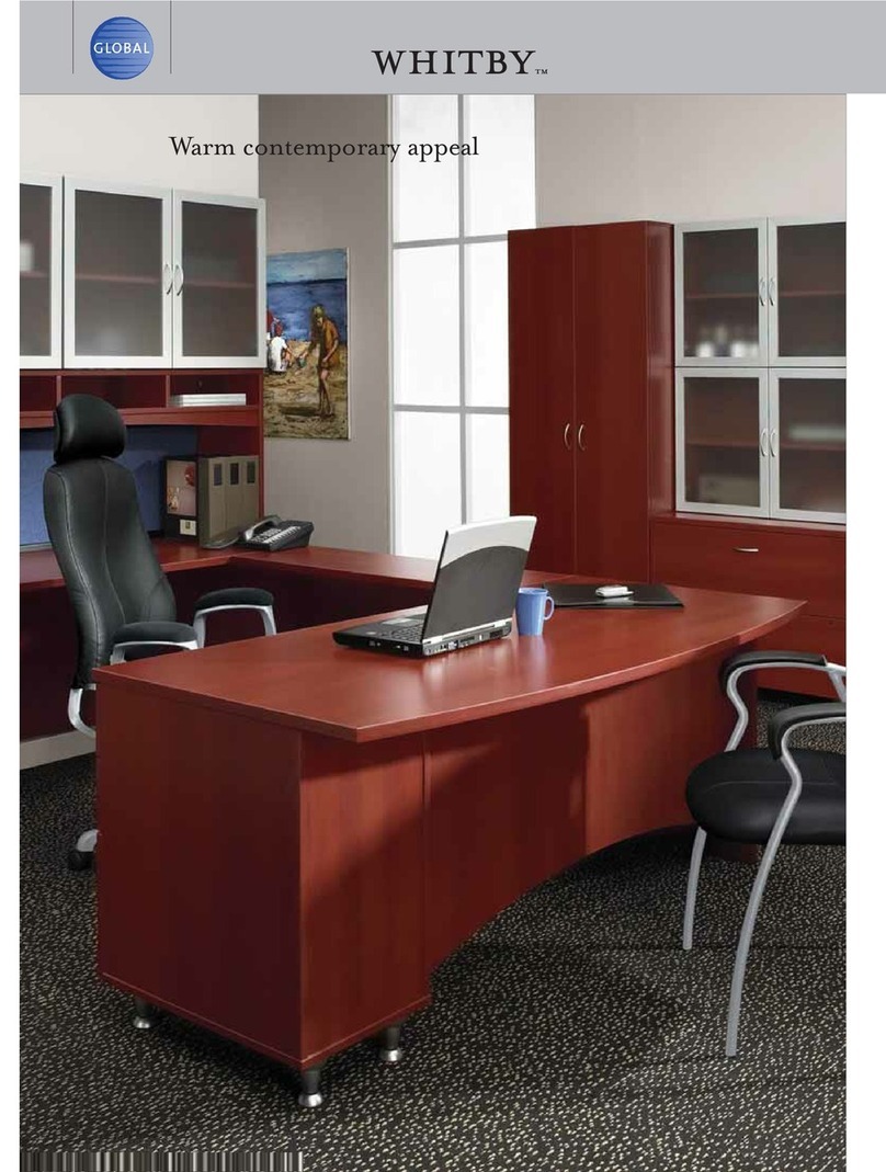 Global Whitby Work Table User manual Global Whitby Work Table User manual