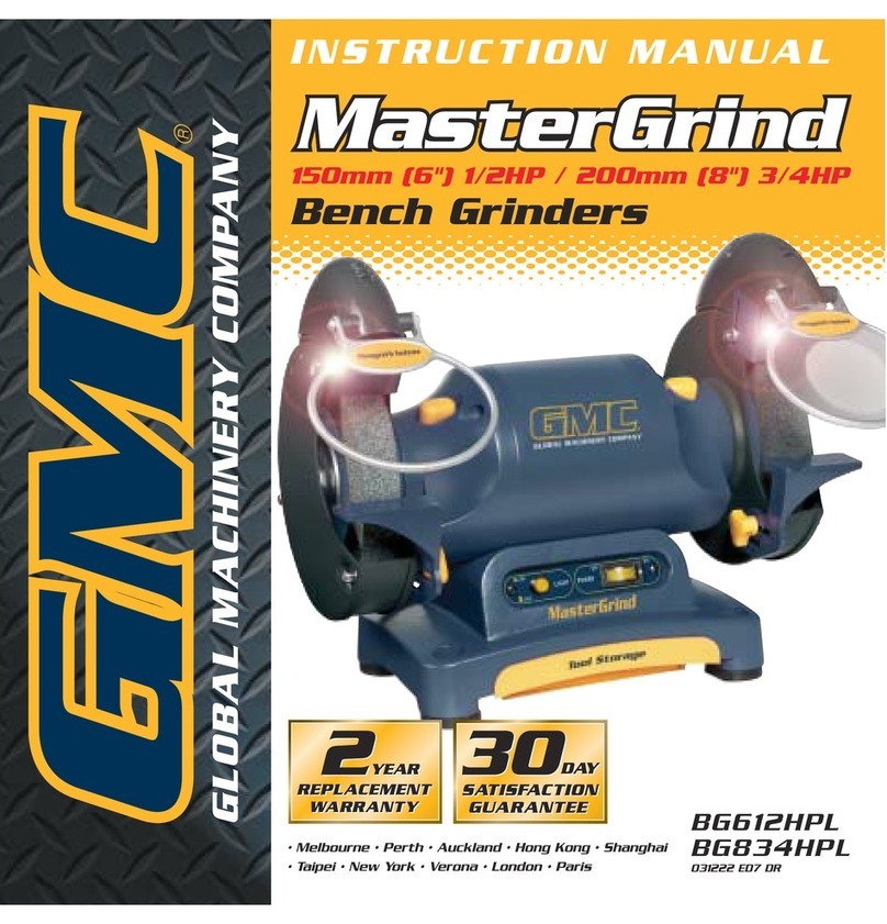 GMC MasterGrind BG612HPL instruction manual