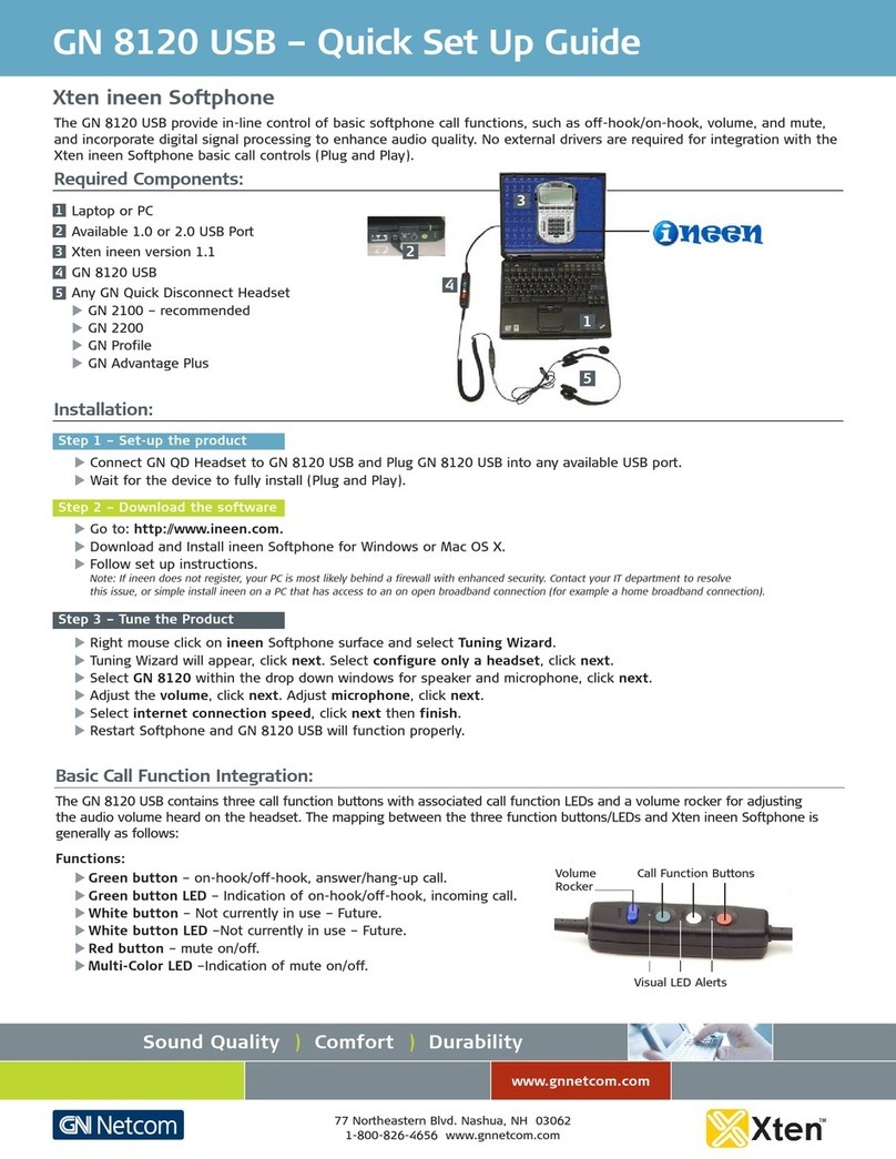 Jabra GN 8120 USB Quick setup guide