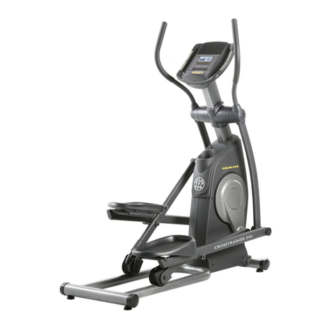 Gold's Gym Crosstrainer 510 user manual