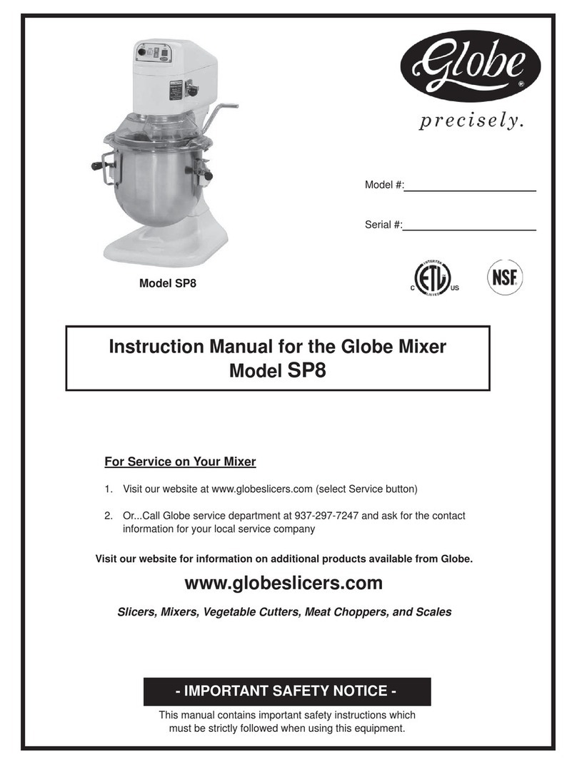 Globe SP8 User manual