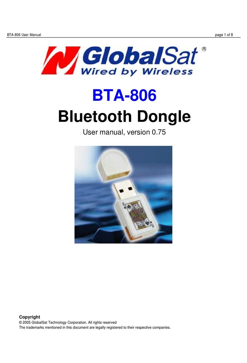 Global Sat BTA-806 user manual
