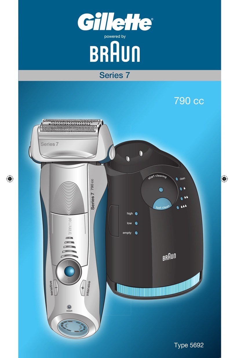 Gillette BRAUN SERIES 5 user manual