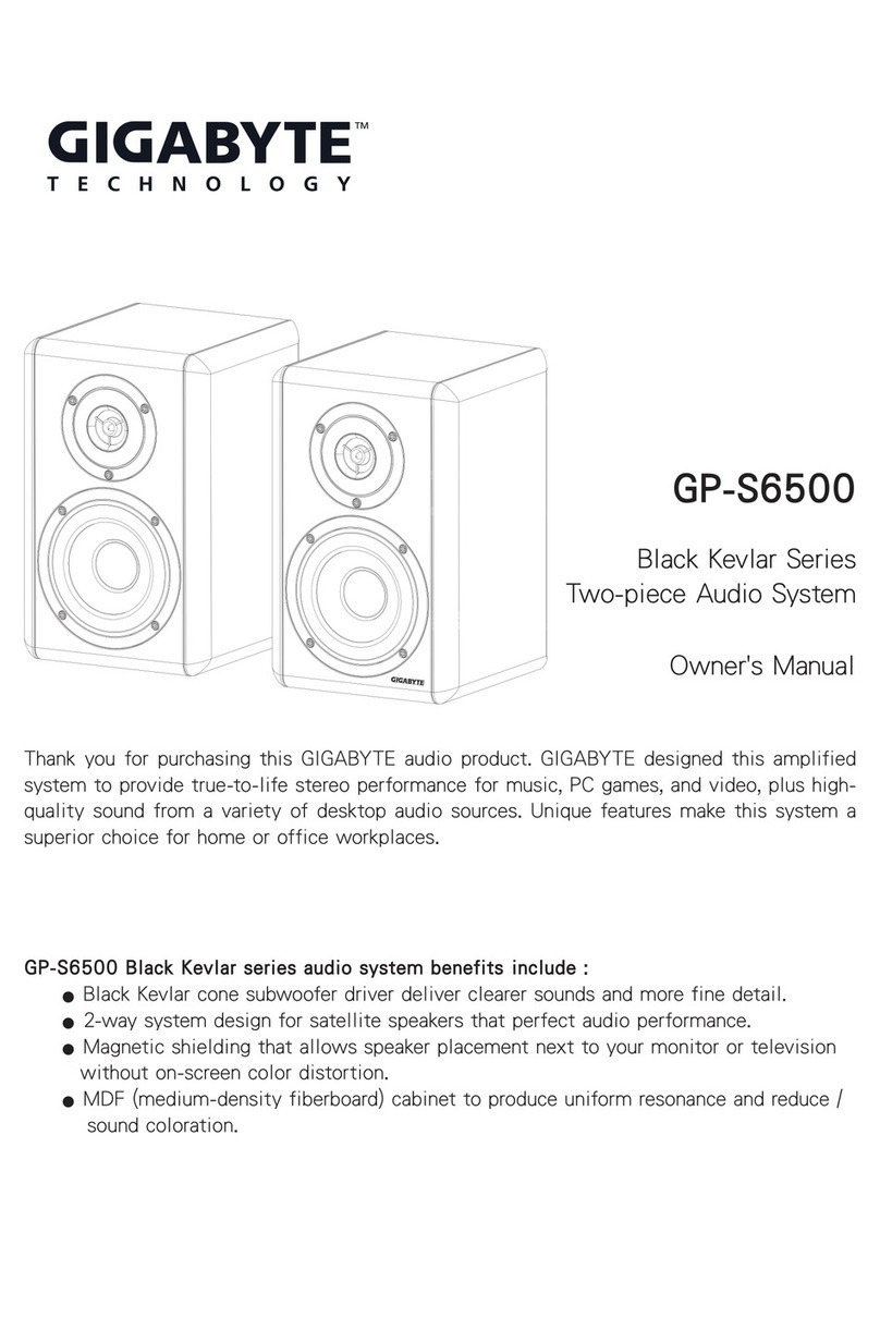 Gigabyte GP-S6500 owner's manual