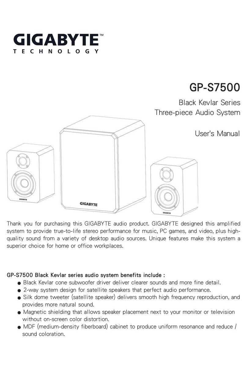 Gigabyte Black Kevlar Series GP-S7500 user manual