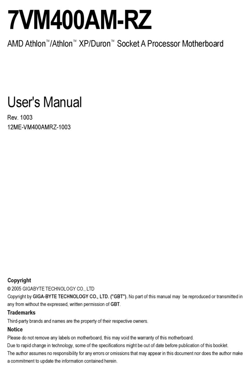 Gigabyte 7VM400AM-RZ user manual