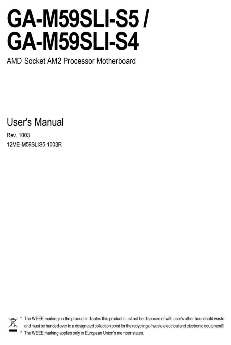 Gigabyte GA-M59SLI-S5 User manual