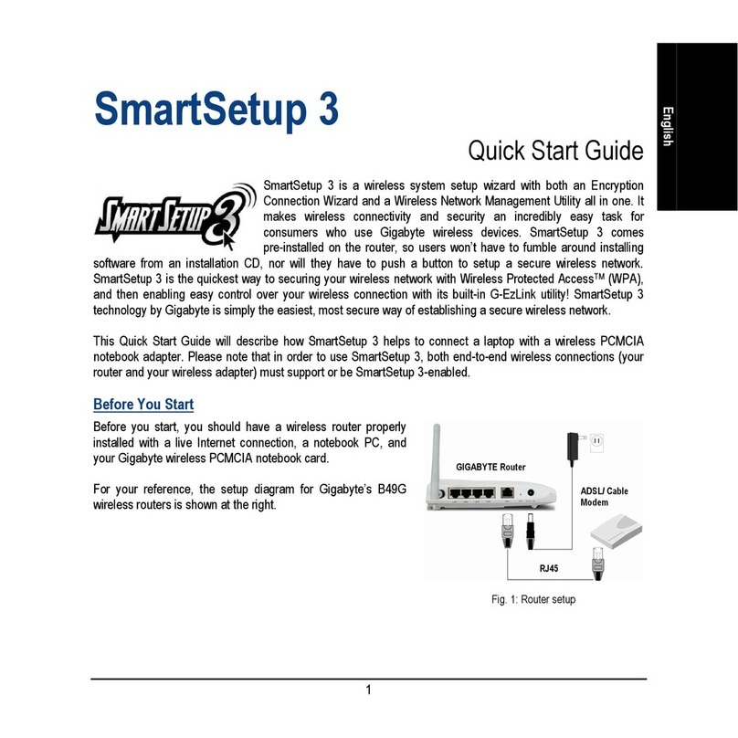 Gigabyte SmartSetup 3 quick start guide