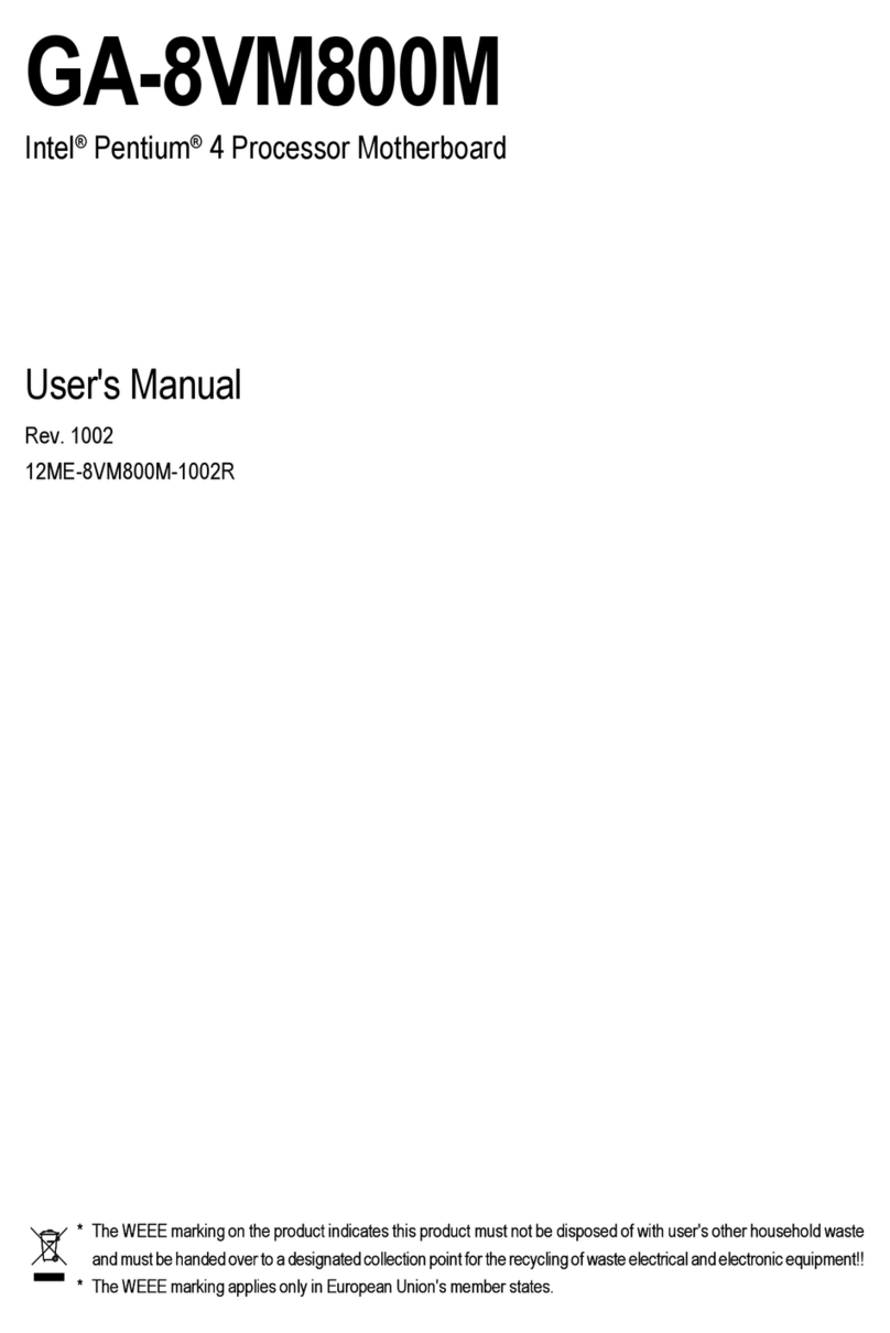 Gigabyte GA-8VM800M user manual