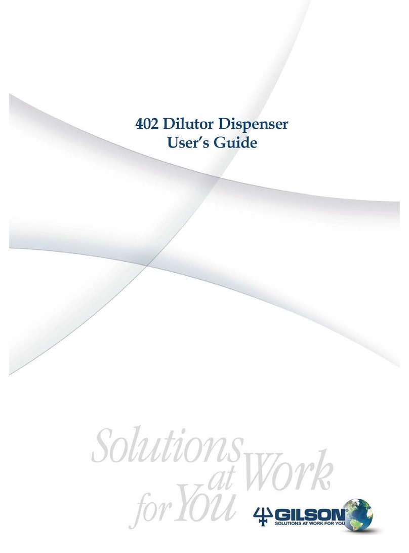 Gilson 402 user guide